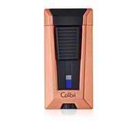 Colibri Zigarrenfeuerzeug Stealth Triple / 3er Jet / Rosegold gebürstet / Black