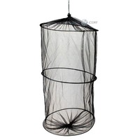 Fischernetz Fischnetz Schleppnetz Fangnetz Reuse Kescher Senke mit 2 Abschnitten