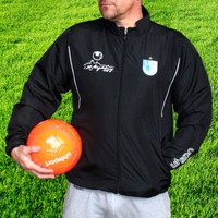 Uhlsport Jacke schwarz Gr. XL 1. FC Magdeburg 1.FCM Freizeitjacke