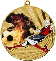  Fußball-Medaille MMC5056-G inkl. Schrift u.Band