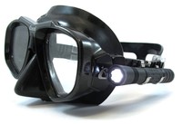 LED Taucherlampe leichte Maskenlampe Aquatec Headlight Batteriebetrieb