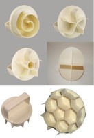 Brötchendrücker Stüpfler Teigdrücker Kaiser Spiral Kreuz Loch  Fussball Profi