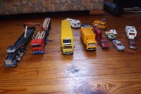 Sammlung Siku Autos, LKW, Anhänger und Wohnwagen, Konvolut Spielzeugautos
