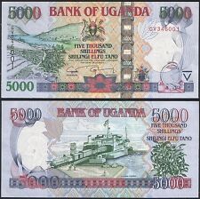 Uganda New - 5000 Shillings 2008 - Unc