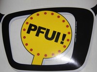 Aufkleber TV Total "PFUI" Stefen Raab aus WOK WM Schlag den RAAB Autoaufkleber