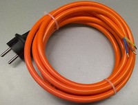 PUR-ANSCHLUßLEITUNG 3m orange H07BQ-F 3x1,5mm² ANSCHLUSSKABEL LEITUNG MASCHINEN