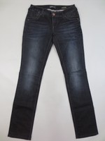 Stretchjeans ONLY Straight Stretch Jeans  27  L34 black dark blue TOP /N226
