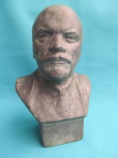 Russian Soviet metal sculpture figurine bust of lenin USSR