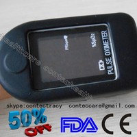 CE Fingertip Finger Blut-Sauerstoff-SpO2 PR Pulsmesser-Impuls-Oximeter,Softcase