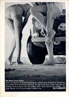 Veith Pirelli -- Die Beine ihres Autos --Werbung von 1965