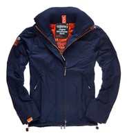 Neue Herren Superdry Technical Impact Windcheater-Jacke Nautical Navy