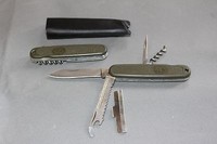 BW Taschenmesser Klappmesser Anglermesser Messer Bundeswehrmesser oliv Neu 