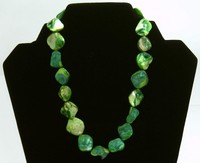 Elegante Perlmuttkette Halskette - Paua Muschel Perlmutt  - 10 Farben - NEU