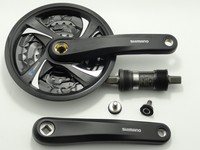 Shimano Kurbelgarnitur FC-TX 801 175mm 7/8 fach 42/32/22  inkl. Innenlager UN26