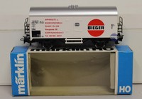 H0 Märklin 4415 Kühlwagen mit Logo "Bieger Apparate u. Maschienenbau" - OVP