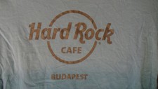 Hard Rock Cafe BUDAPEST T-Shirt Womens Size S Juniors Fit