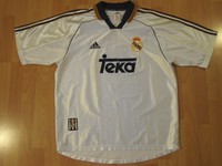 Adidas Real Madrid Trikot Jersey Camiseta Maglia Maillot Triko T-Shirt 98/00  L