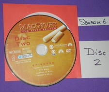 Replacement Disc # 2 Only MacGyver Sixth Season Dvd Just This Disc Not Season