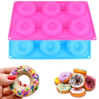 Silicone Donut Muffin Chocolate Cake Candy Cookie Cupcake Baking Mold Mould Pan