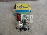 unbenutzte DDR Fahrradlampe Dynamo mit Lampe Diamant Mifa Möve Simson Fahrrad