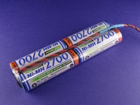 Empfänger Akku Panasonic 2700 AA 4,8V Inline Stecker für BEC