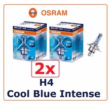 2x H4 Cool Blue Intense OSRAM 60/55W 12V P43t XENON Headlight High beam Germany