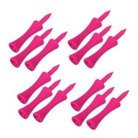 100 Stück Golf Tee Doppelstock Hot Pink T SN006 60MM ET