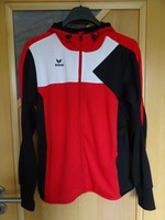 ERIMA Trainingsjacke Kapuzenjacke Gr. S Hoody PREMIUM ONE schwarz weiss rot NEU