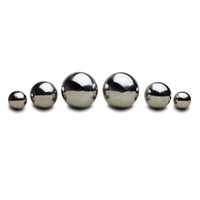 Gartenkugel Set mit 6 Kugeln aus poliertem Edelstahl Garten Deko in 3 Größen