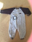 Baby Boys Blue Fleece Lion Pjs Pajamas Sleeper Carters Size 18 Months