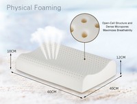 Orthopädisches Latex Nackenkissen Memory Kontur Kissen Kopfkissen Stützkissen DE