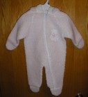 Infant Girls Wonder Kids Winter Bunting Pink 0 - 6 Months washed / never worn
