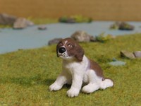 Schleich Hund sitzend Nr. 14410 - aus Sammelauflösung! (B)