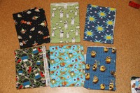 Stoffpaket Stoffreste Baumwolle Jersey Cord Minions