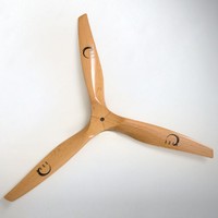 3-Blatt Luftschraube Elektro Beechwood Prop 12 x 8 XOAR 36120080 852071