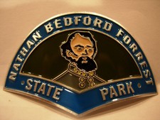 Nathan Bedford Forrest State Park badge mount stocknagel hiking medallion G0225