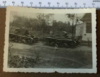 Privatfoto Wehrmacht Russland russische Panzer