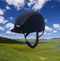 Reithelm Uvex Suxxeed Glamour blau, Dressur Reithelm mit Svarovski Elements