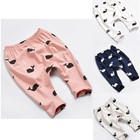 NWT Baby Kids Girls Boys Whale Printing Pants Trousers Leggings Harem Pants 0-3Y
