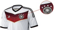 Der 4. Sterne für Deutschland Weltmeister DFB 2014 Winner WM Trikot Fußball Pin