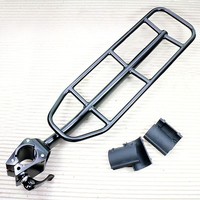 TUBUS GEPÄCKTRÄGER PICKUP 25CRMO4 STAHL SCHWARZ BEFESTIGUNG SATTELSTÜTZE