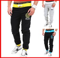 MT-BD Trainingshose Jogginghose Sporthose Fleecepant Fitness Hose Schwarz/Grau