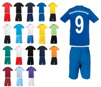 10er Uhlsport Stream 3.0 Trikotsatz Set Gr. 128-164 inkl Rückenflock Verein + NR