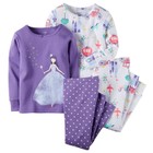 NWT ☀4PC SET☀ CARTERS Girls Pajamas FAIRY PRINCESS New 12m $34