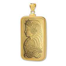 1 oz Gold Pendant - Pamp Suisse Fortuna Pendant - Sku #97993