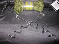 15m Seil + Erdanker Spiral Anker Bodenanker Bootsanker Anbindepflock Sturmanker