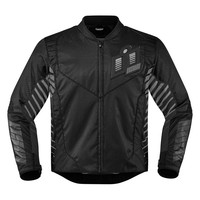 ICON Herren Motorrad Jacke - Wireform - schwarz