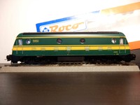 Selten HO DSS Roco 63998 Diesellok 5950 der SNCB in OVP Diesel Locomotive Rek 59