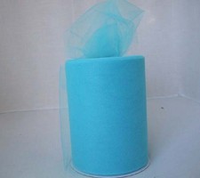 4yd x6" lake blue tulle fabric tutu trim sewing Wedding Decoration L415