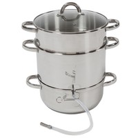 Induktion Edelstahl Dampfentsafter Entsafter Fruchtentsafter Obst Saftpresse